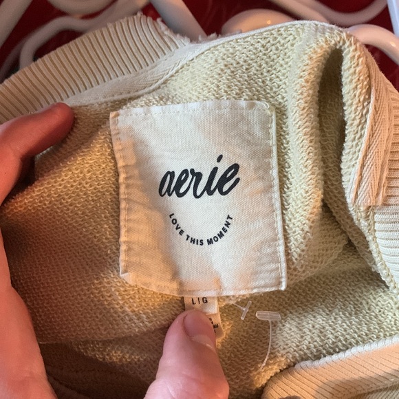 Light yellow aerie crew neck - Picture 4 of 4